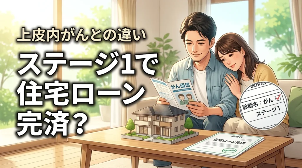 ステージ1のがんで住宅ローンは完済される？団信の適用条件と上皮内がんの違い