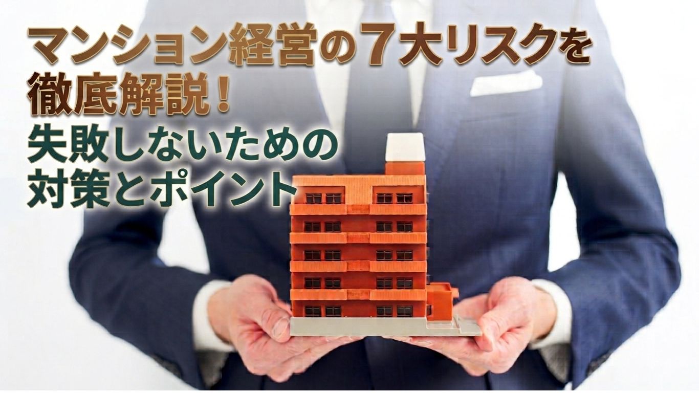 マンション経営の7大リスクを徹底解説！失敗しないための対策とポイント